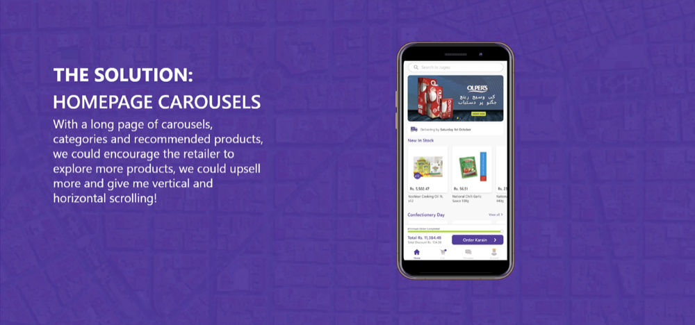 Redesigned Jugnu homepage with promo banner and product carousels