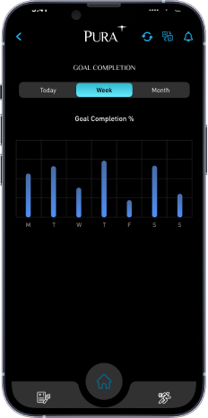 Pura goal completion flow, old design, screen 6 of 6