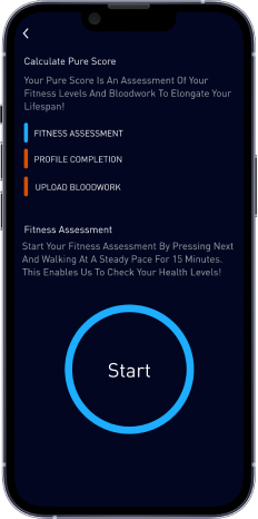 Pura+ Score flow, redesigned, screen 1 of 5