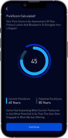 Pura+ Score flow, redesigned, screen 5 of 5